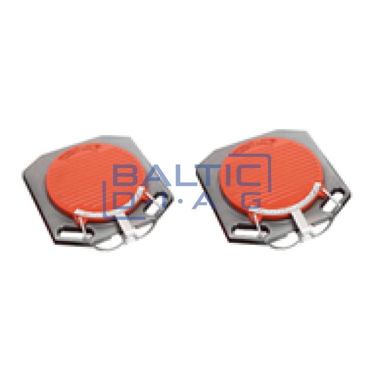 Set of swivel discs for wheel alignment 2 pcs.