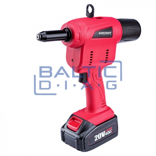 Cordless rivet 20V LI-ION