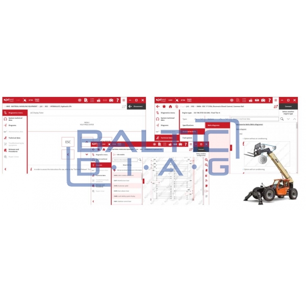 Universal lifting equipment diagnostic tool Jaltest MHE