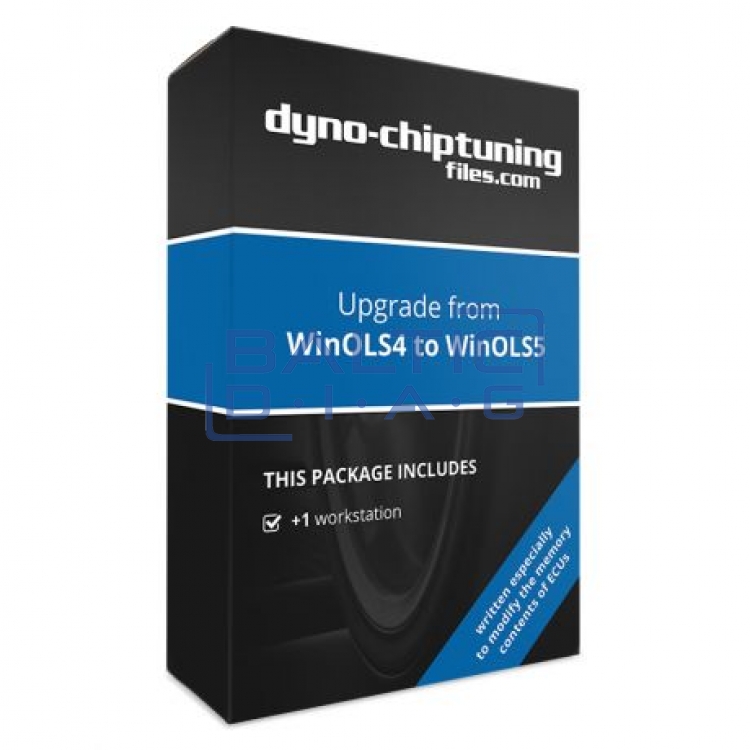 WinOLS5 paketo atnaujinimas iš OLS502-PACK20 į OLS505 + 20 checksum