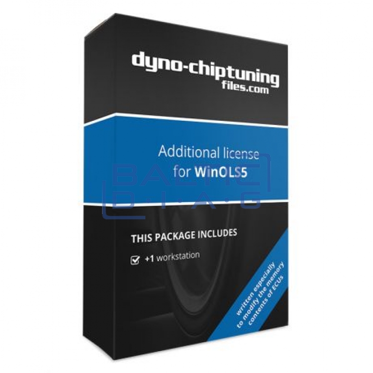 Chip tuning failų programos WinOLS5 papildoma 1 licencija