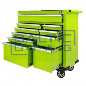 Tool trolley with 10 drawers