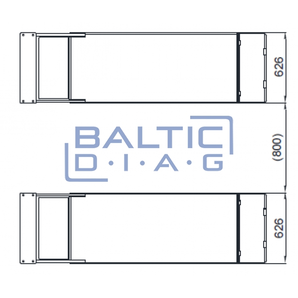 Двойной ножничный подъемник ATH-Frame Lift 35FZ 3500кг