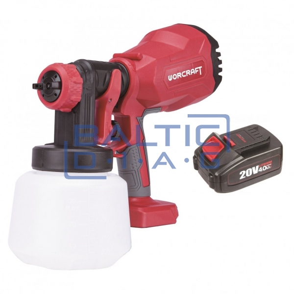 Cordless sprayer Ø1.8MM, Ø2.6MM 20V LI-ION