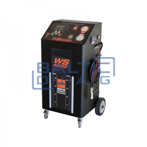 Radiator flushing and coolant replacement device, semi-automatic Spin WS4000