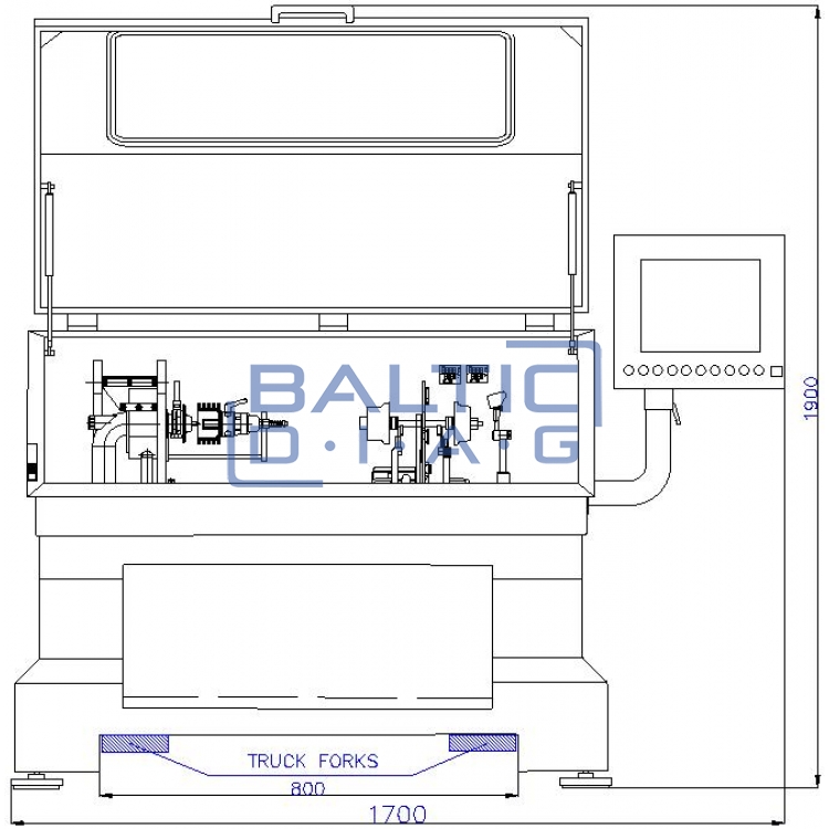 Turbine core balancing equipment Cimat CMT-VSR Big Basic
