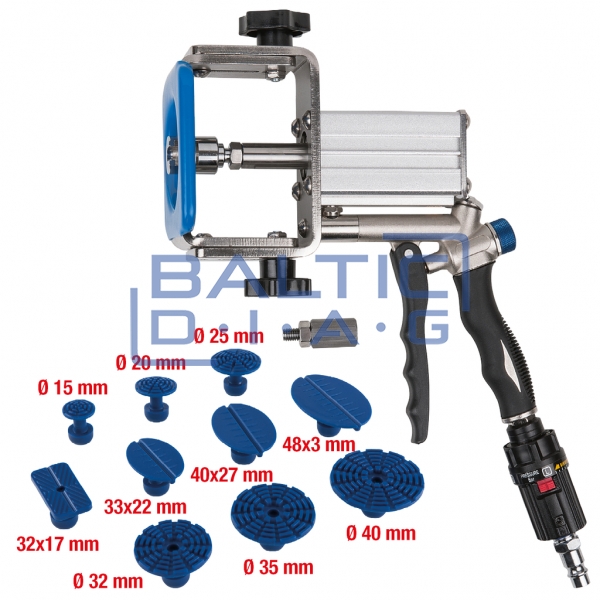Pneumatic KS Tools smart-repair dent puller set, 12 pcs