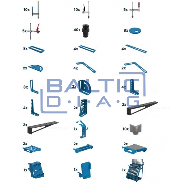 Welding table accessories set GPPH PRO 146pcs No.1