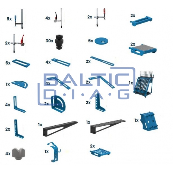 Welding table accessories set GPPH PRO 96pcs No.2