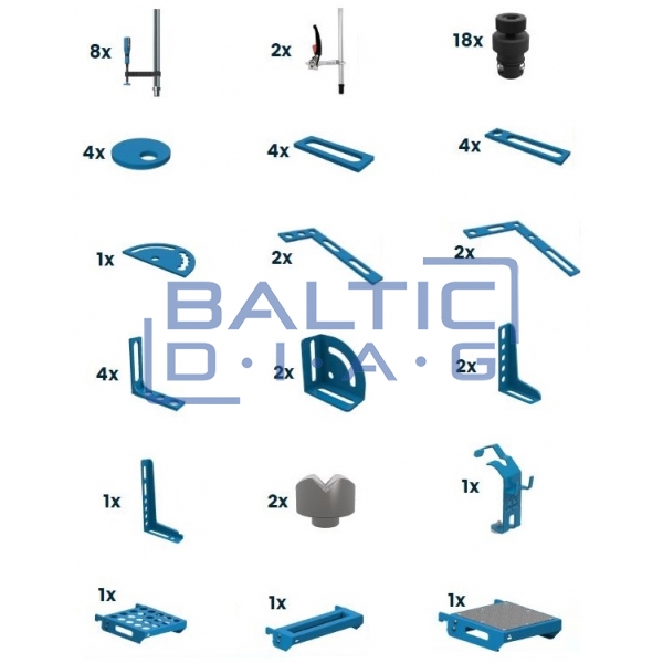 Welding table accessories set GPPH PRO 60pcs No.3