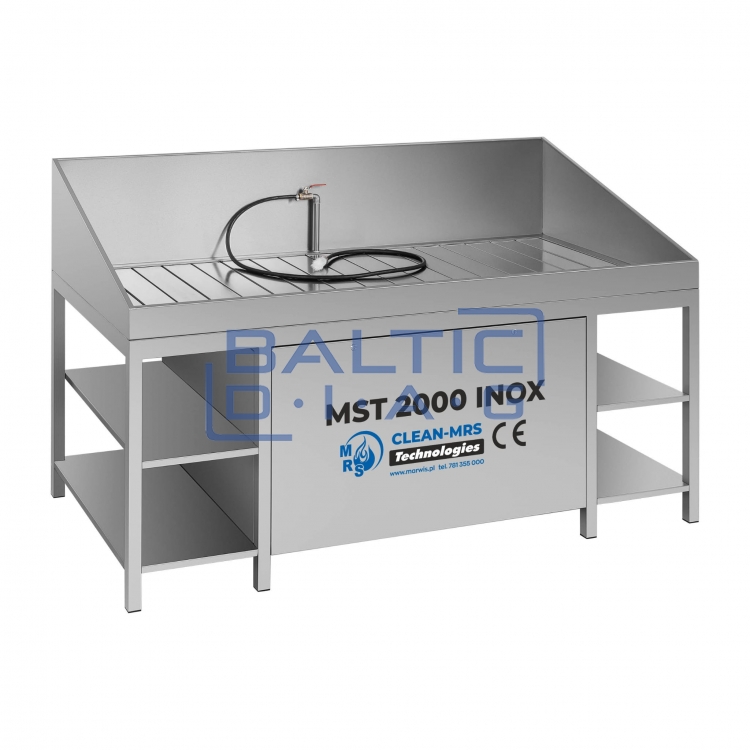 Детализированная автомойка Marwis MST 2000 INOX с пневмонасосом