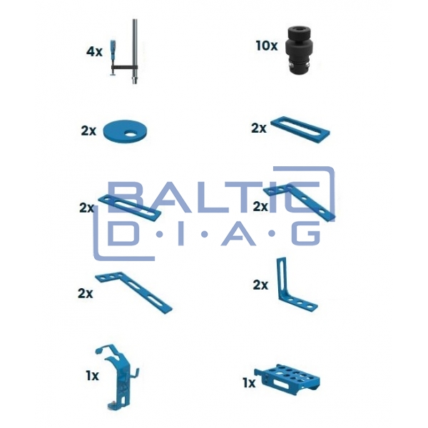 Welding table accessories set GPPH PRO 28pcs No.4