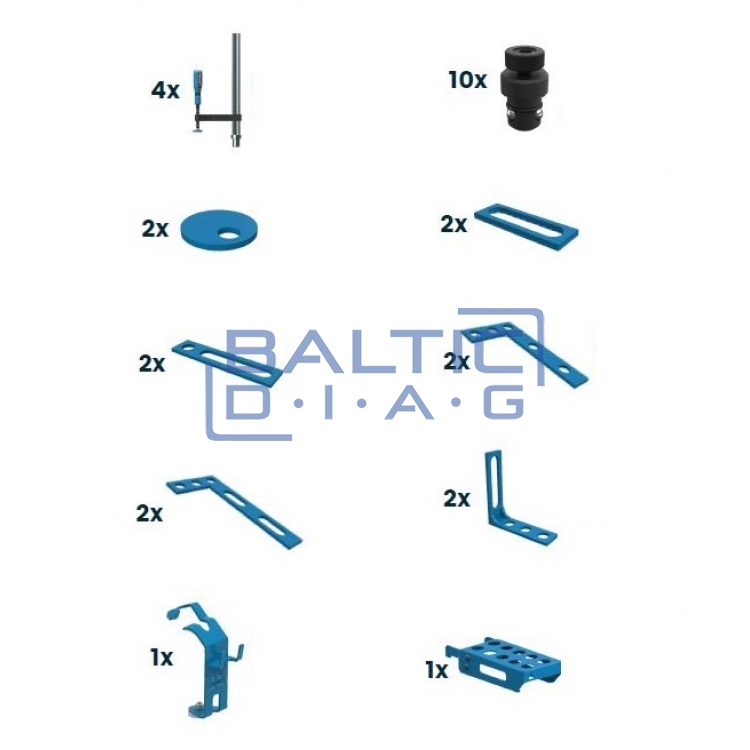 Welding table accessories set GPPH PLUS 28pcs No.4
