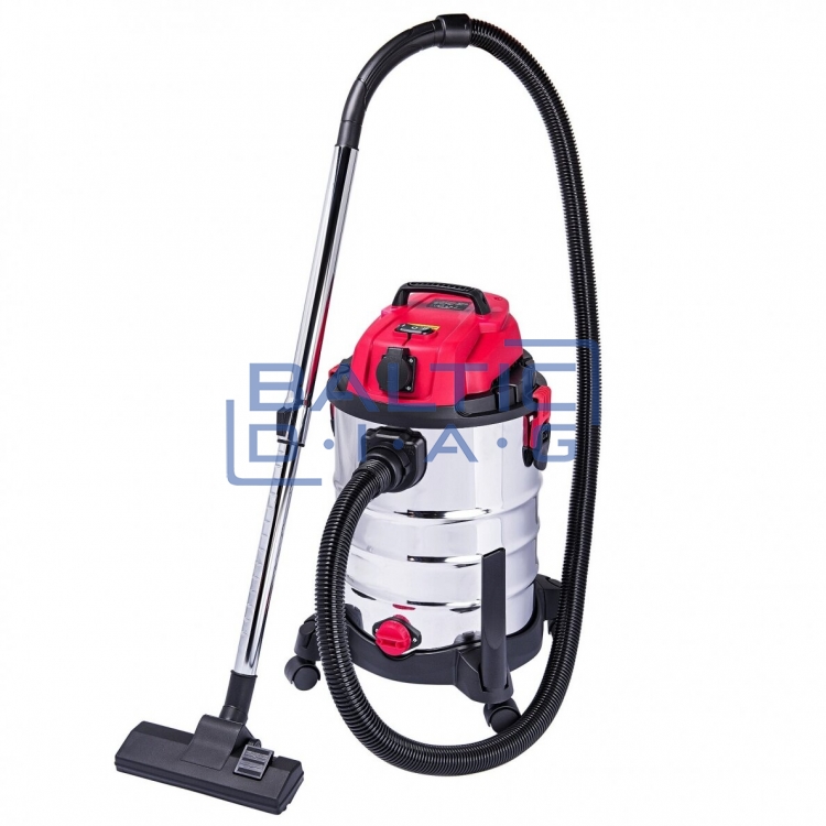 Dulkių siurblys 30L (sauso ir drėgno valymo) 1600W