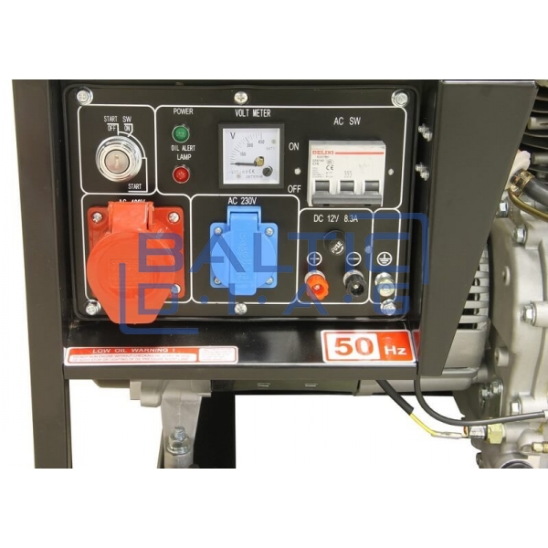 Diesel electric generator 230V / 400V, 4,6 kW