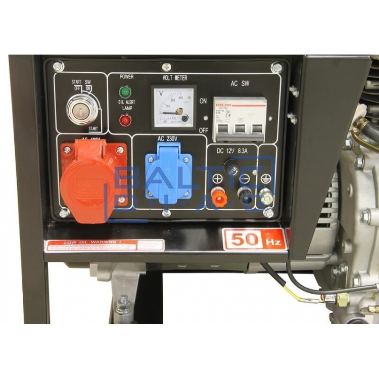 Dyzelinis elektros generatorius 230V / 400V, 4,6 kW