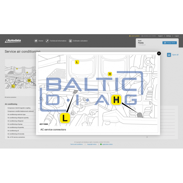 Autodata car and van technical information database for 5 users
