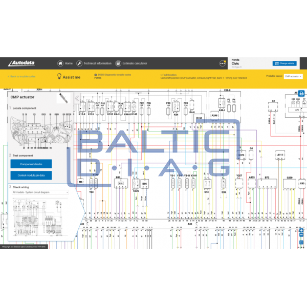 Autodata car and van technical information database for 5 users