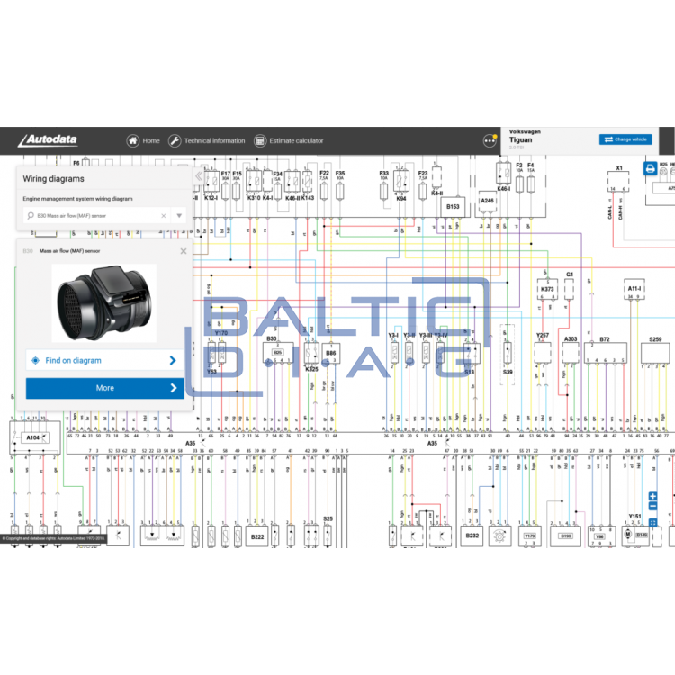 Autodata "diagnostics and repair" database for 2 users