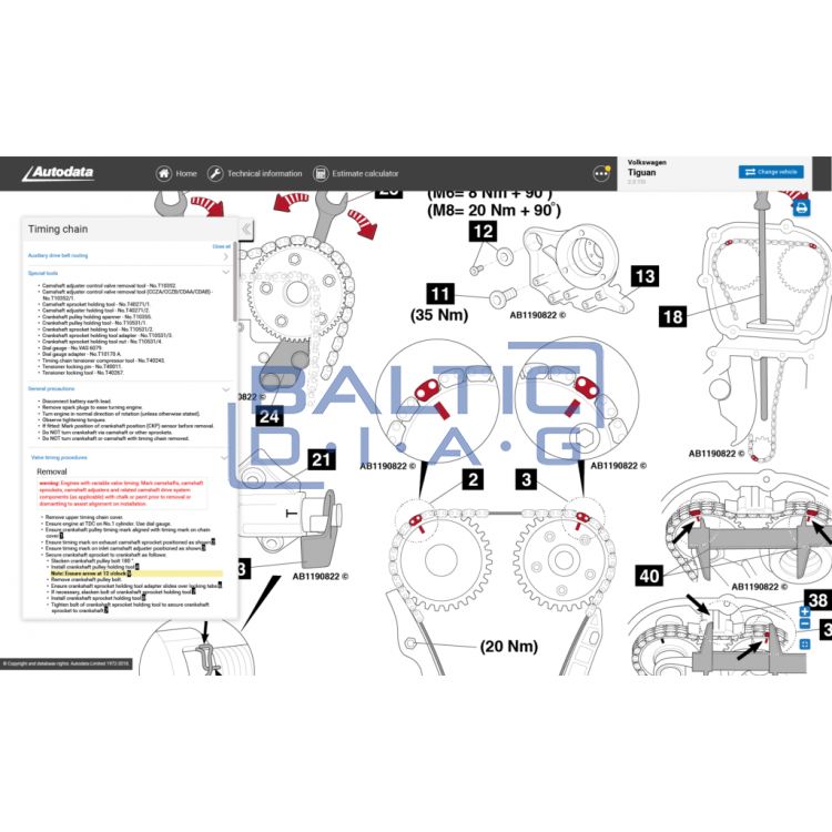 Autodata duomenų bazė motociklams 5 vartotojams