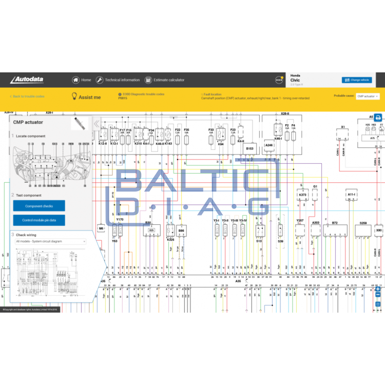 Autodata duomenų bazė motociklams 5 vartotojams
