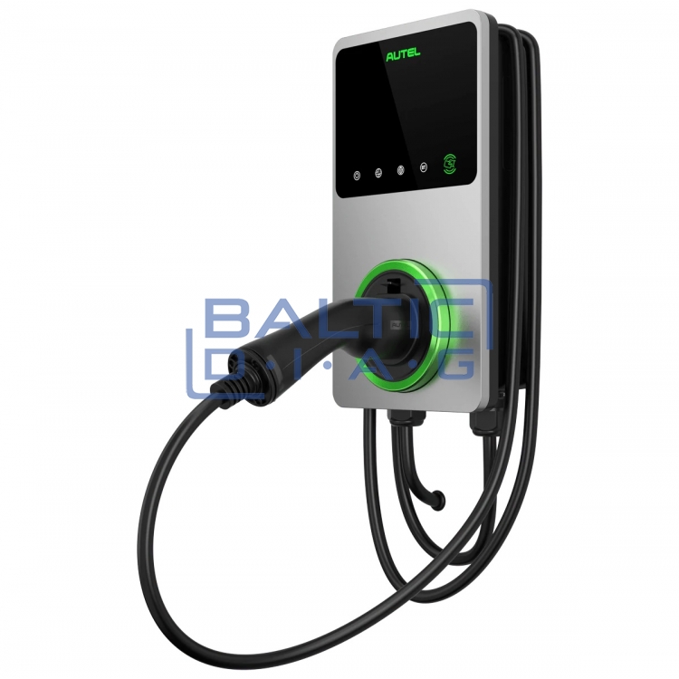 EV stotelė Autel MaxiCharger AC Wallbox 22kW, 32A, Type 2, 3-fazės, 4G, LCD ekranas