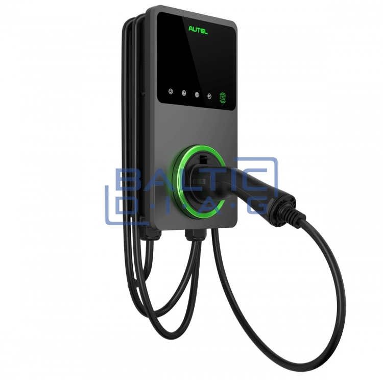 EV stotelė Autel MaxiCharger AC Wallbox 22kW, 32A, Type 2, 3-fazės, 4G, LCD ekranas