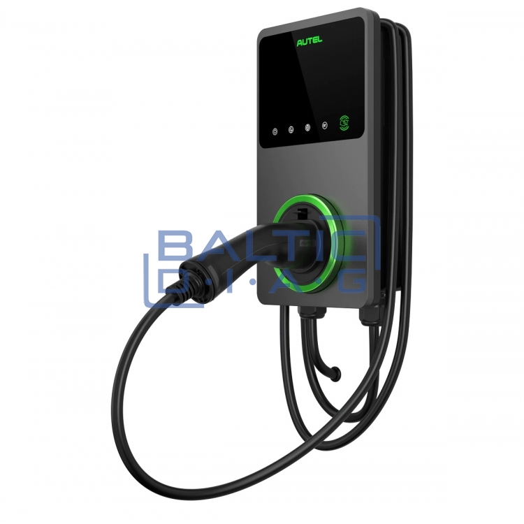 EV stotelė Autel MaxiCharger AC Wallbox 22kW, 32A, Type 2, 3-fazės, 4G, LCD ekranas