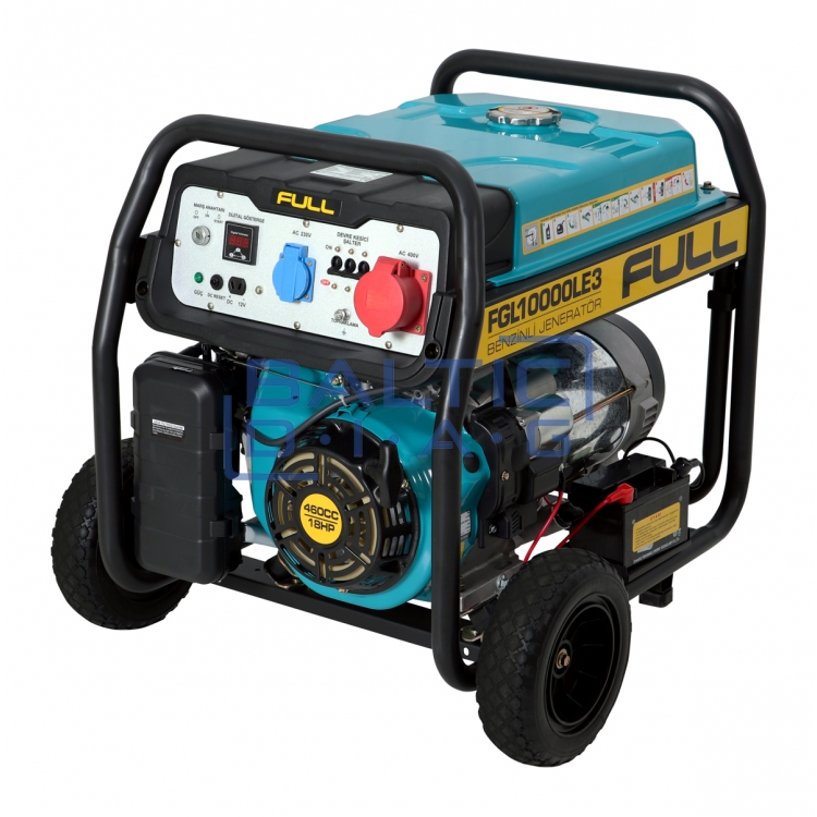 Mobile gasoline generator FGL 10000LE3 8 kW