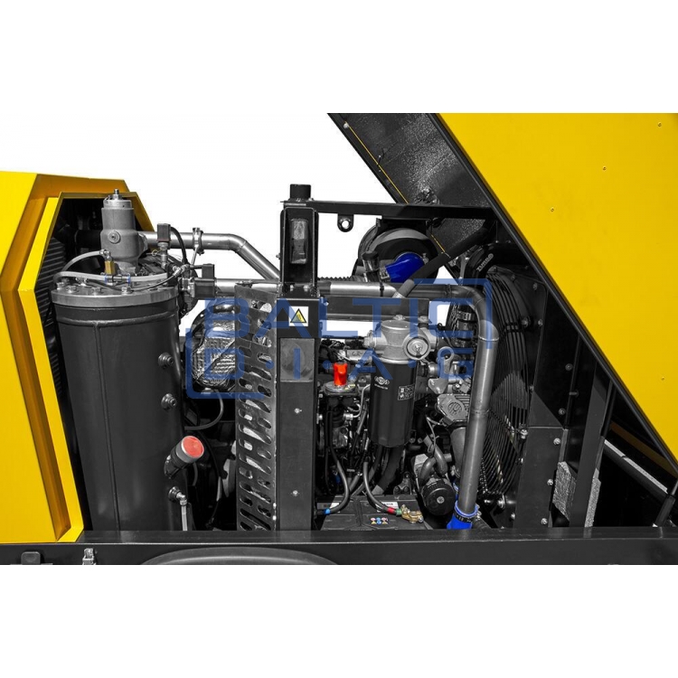 Mobile diesel air compressor ATMOS PDH76