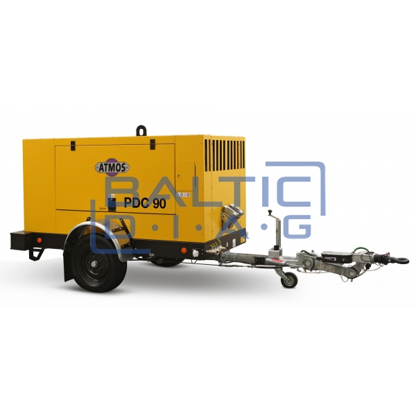 Mobile diesel air compressor ATMOS PDH90