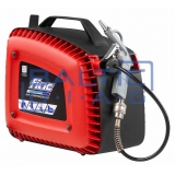 Wall-mounted air compressor with hose reel