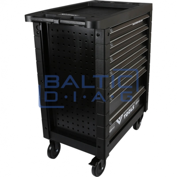 Tool cabinet with 7 drawers and 473 tools