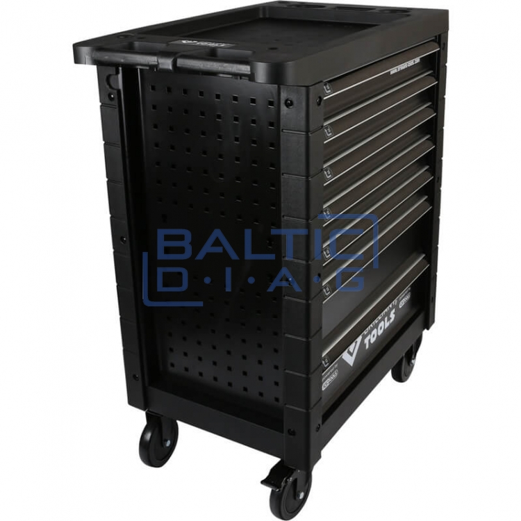 Tool cabinet with 7 drawers and 473 tools