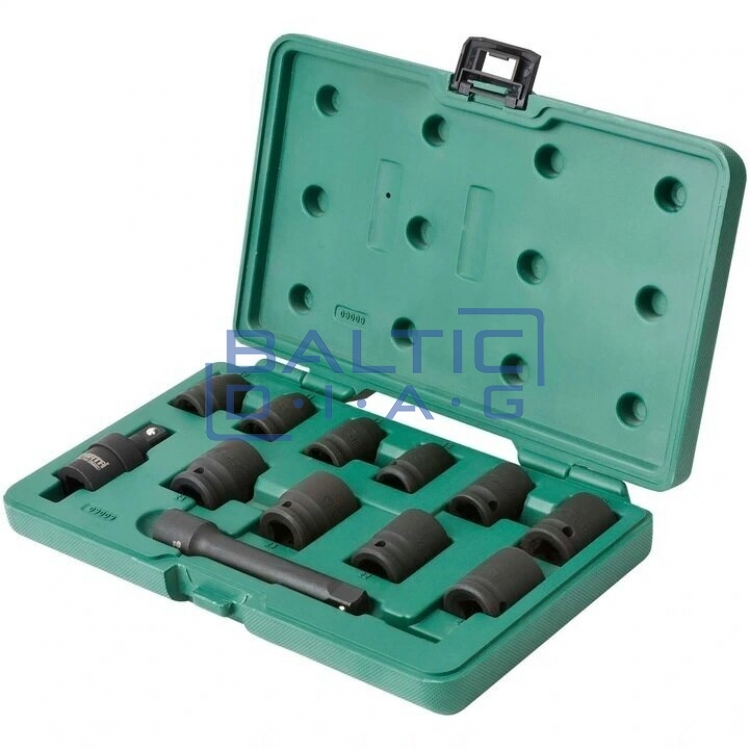 1/2 "set of impact heads 12pcs.