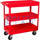 Trolley with three shelves