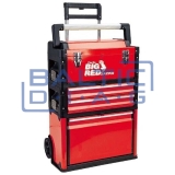 3-piece tool box with wheels
