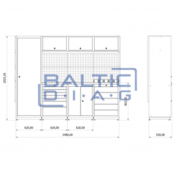 Modular workshop workplace Valkenpower no. 3