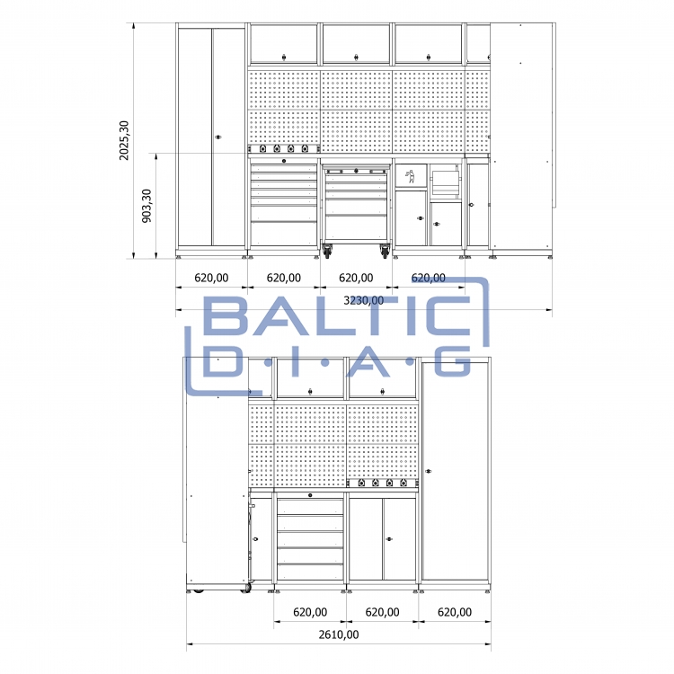 Modular workshop workplace Valkenpower no. 3