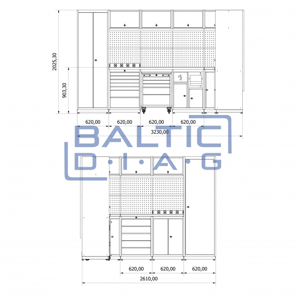 Modular workshop workplace Valkenpower no. 3