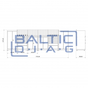 Modulinis darbastalio komplektas Valkenpower ser. H Modulinis darbastalio komplektas Valkenpower ser. H