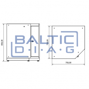 Corner base cabinet Valkenpower