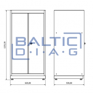 Wardrobe with two doors Valkenpower