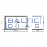 Hanging small two-door Valkenpower cabinet