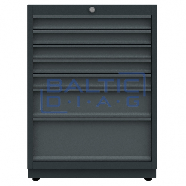 Workshop cabinet with seven drawers Valkenpower