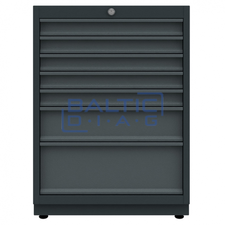 Workshop cabinet with seven drawers Valkenpower