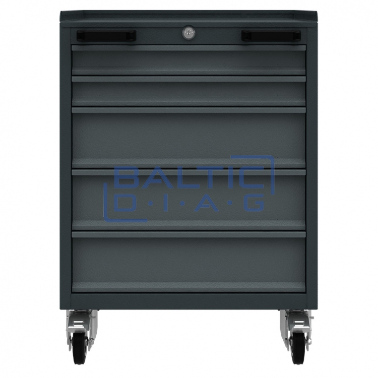 Mobile workshop cabinet with five drawers Valkenpower
