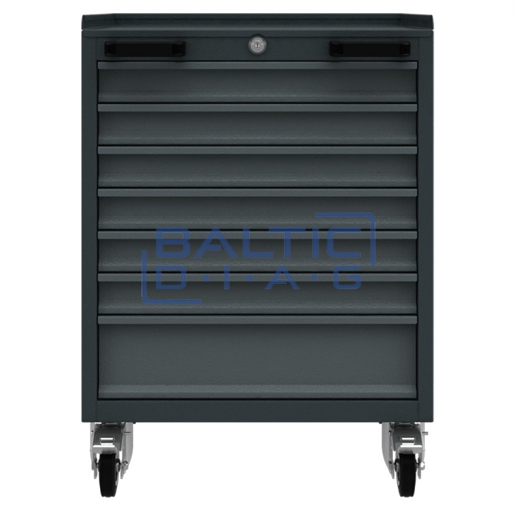 Mobile workshop cabinet with seven drawers Valkenpower
