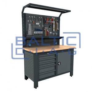 Workbench with Perforated Panel Valkenpower