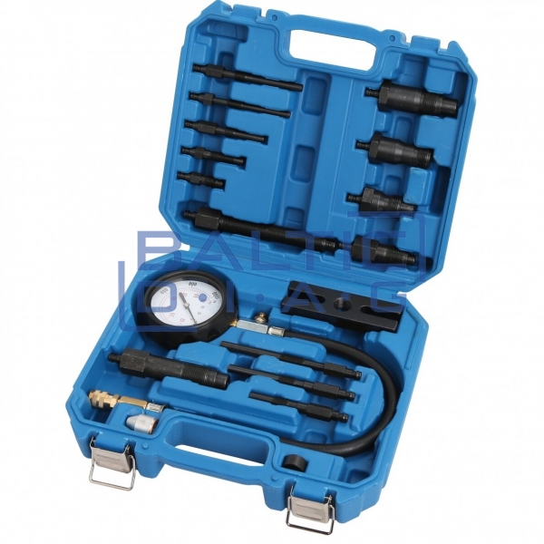 Compression gauge set for diesel engine